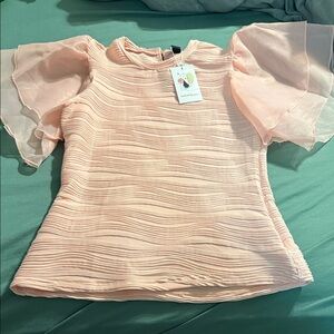 SHEIN Blush Textured Top